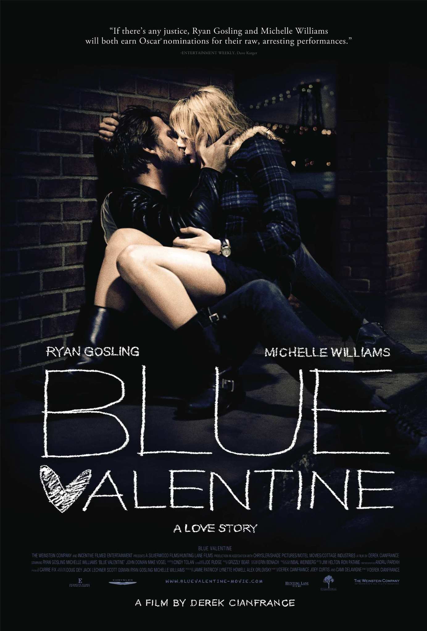 บทวิจารณ์ Blue Valentine: ภาพยนตร์ดิบและสะเทือนอารมณ์