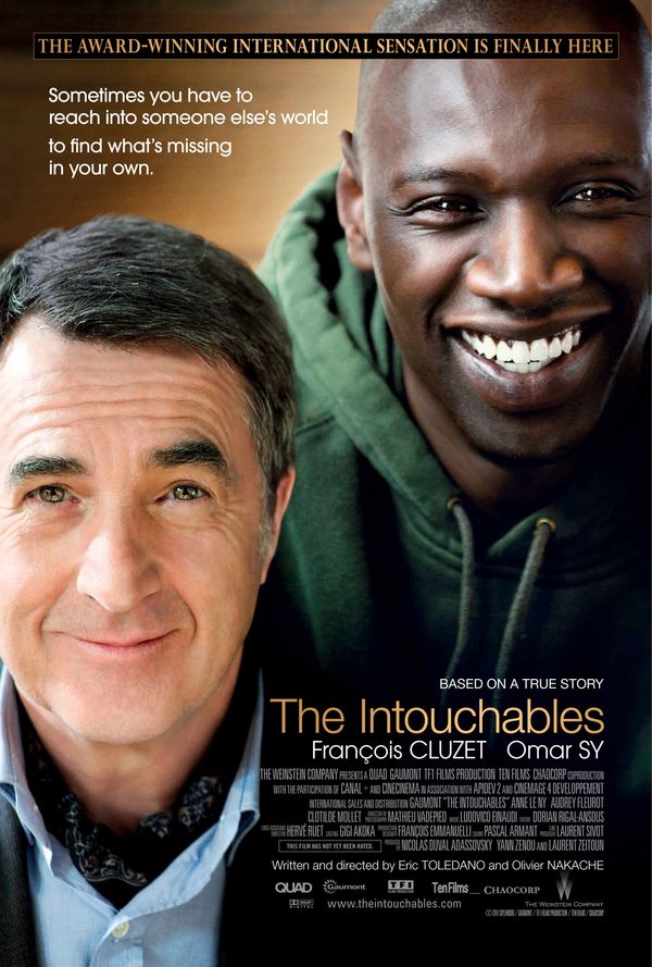 เรื่องราวที่น่าประทับใจและเฮฮา - บทวิจารณ์ของ The Intouchables (2011)
